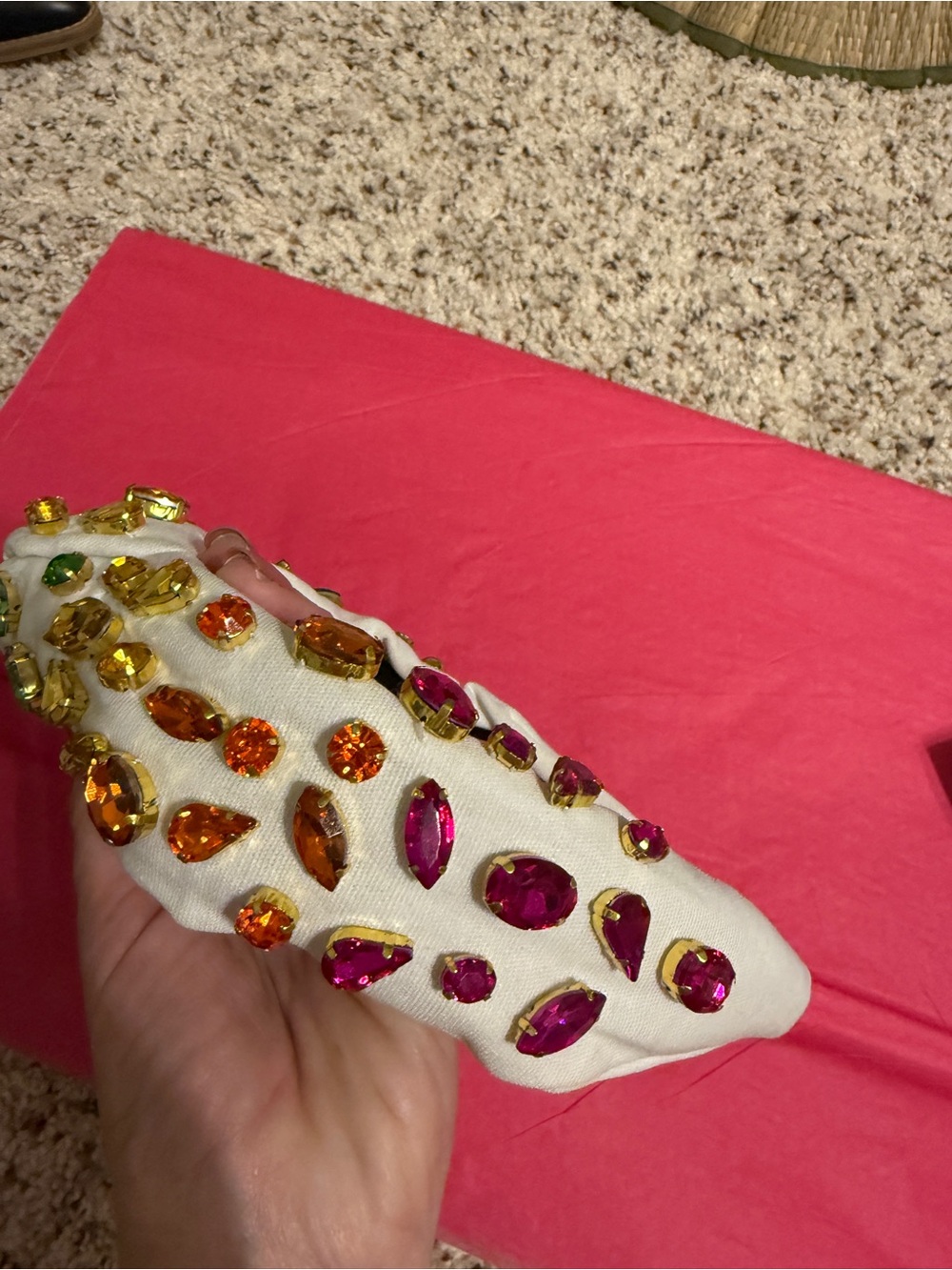 Brianna Cannon Rainbow Jeweled Headband - Multicolor Accent - Picture 11 of 14
